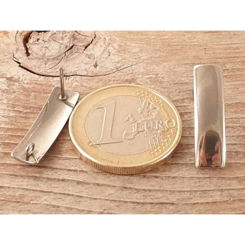 Ohrstecker 6x21mm (2 Stk), Edelstahl