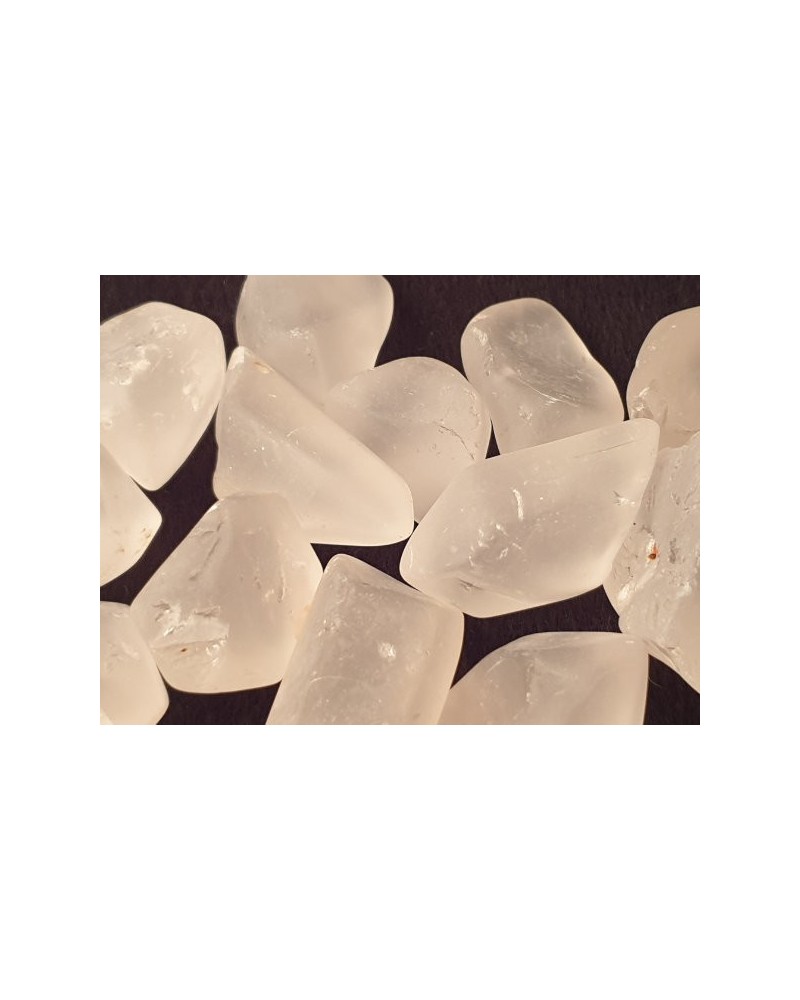 Bergkristall (200gr.) NATURKRISTALLE matt getrommelt