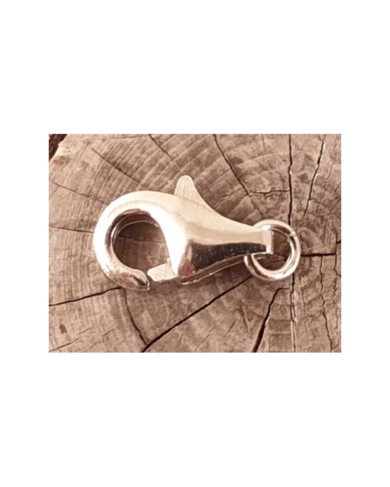 Schliesse 9mm, 925 Silber rhodiniert