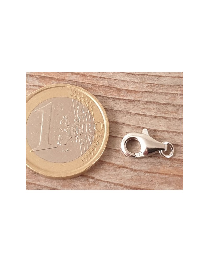 Schliesse 11mm, 925 Silber rhodiniert