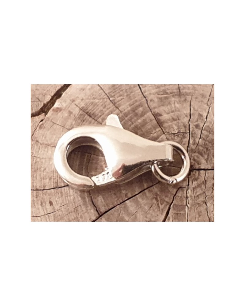 Schliesse 11mm, 925 Silber rhodiniert