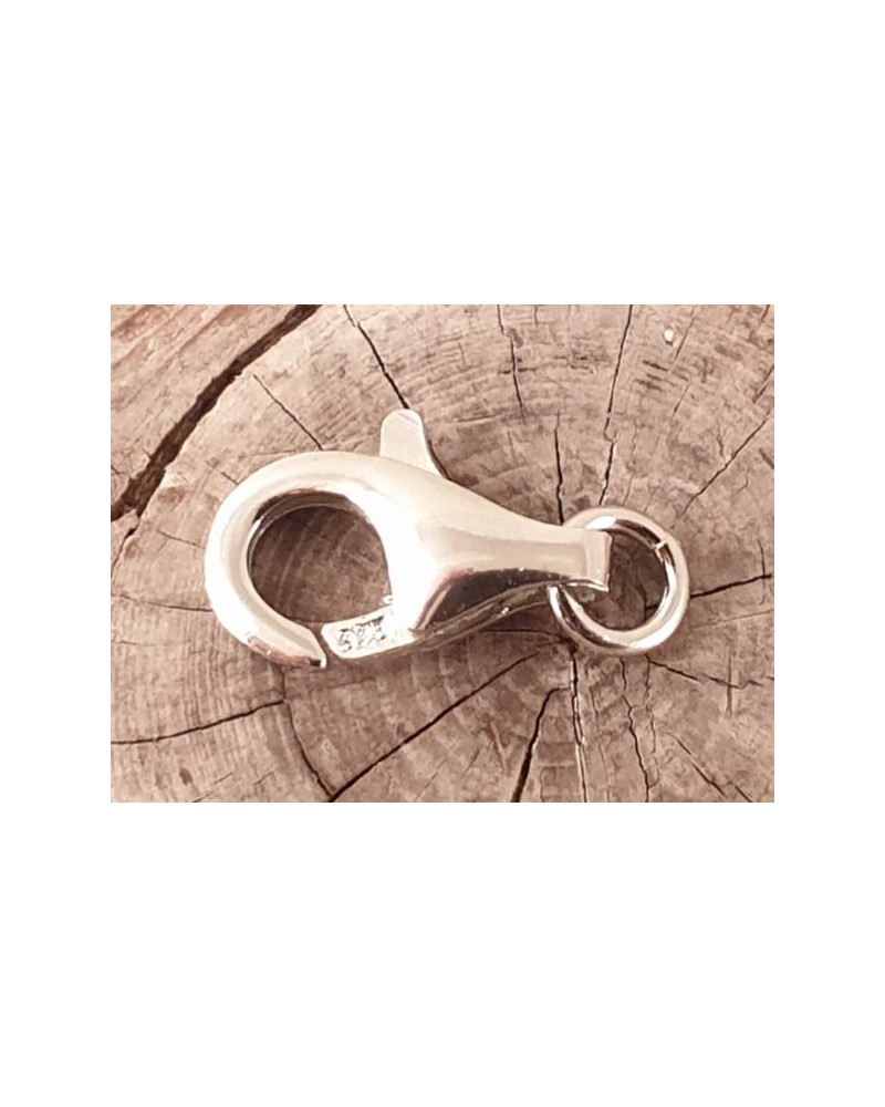 Schliesse 13mm, 925 Silber rhodiniert