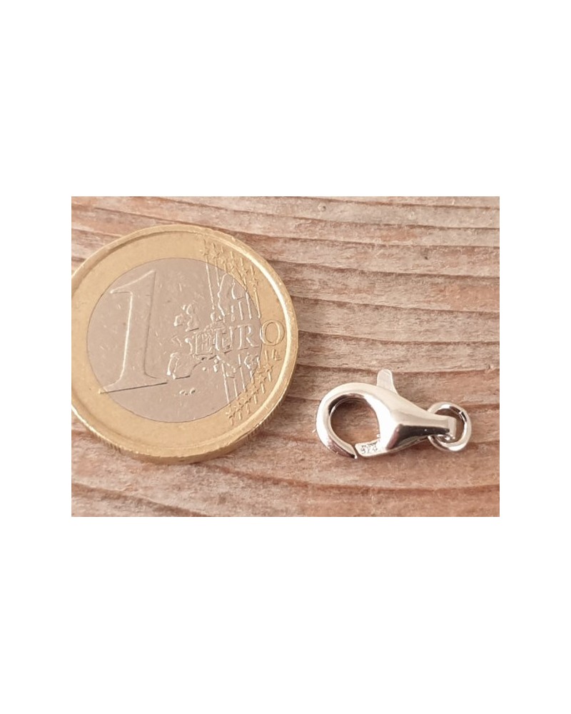 Schliesse 13mm, 925 Silber rhodiniert