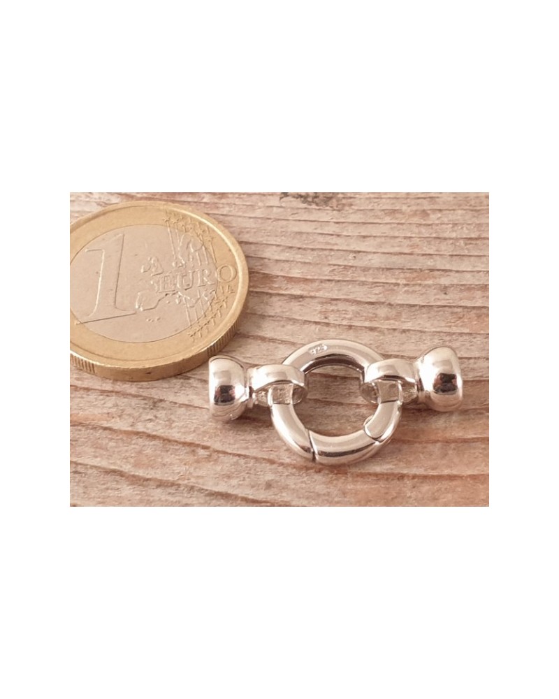 Schliesse 14x26mm, 925 Silber rhodiniert
