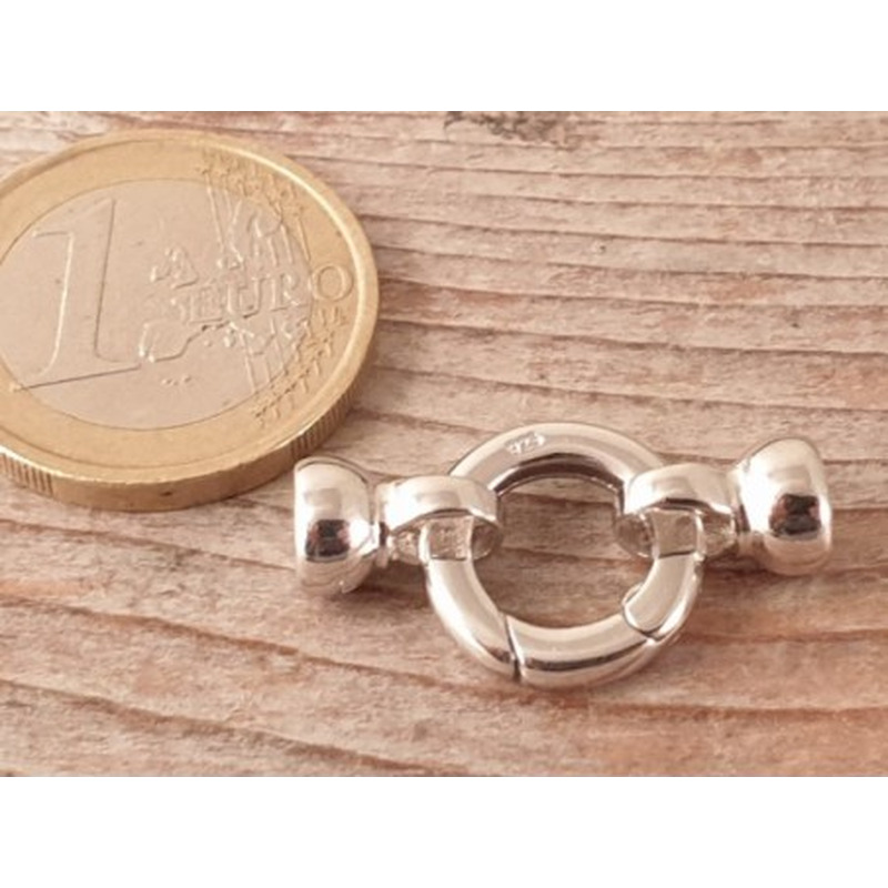 Schliesse 14x26mm, 925 Silber rhodiniert