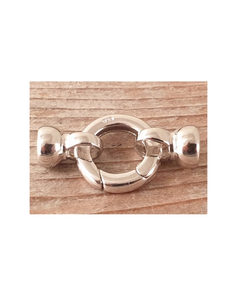 Schliesse 14x26mm, 925 Silber rhodiniert