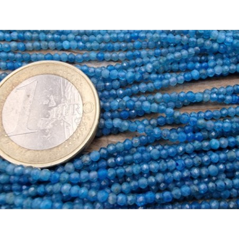Apatitkette facettiert 2mm