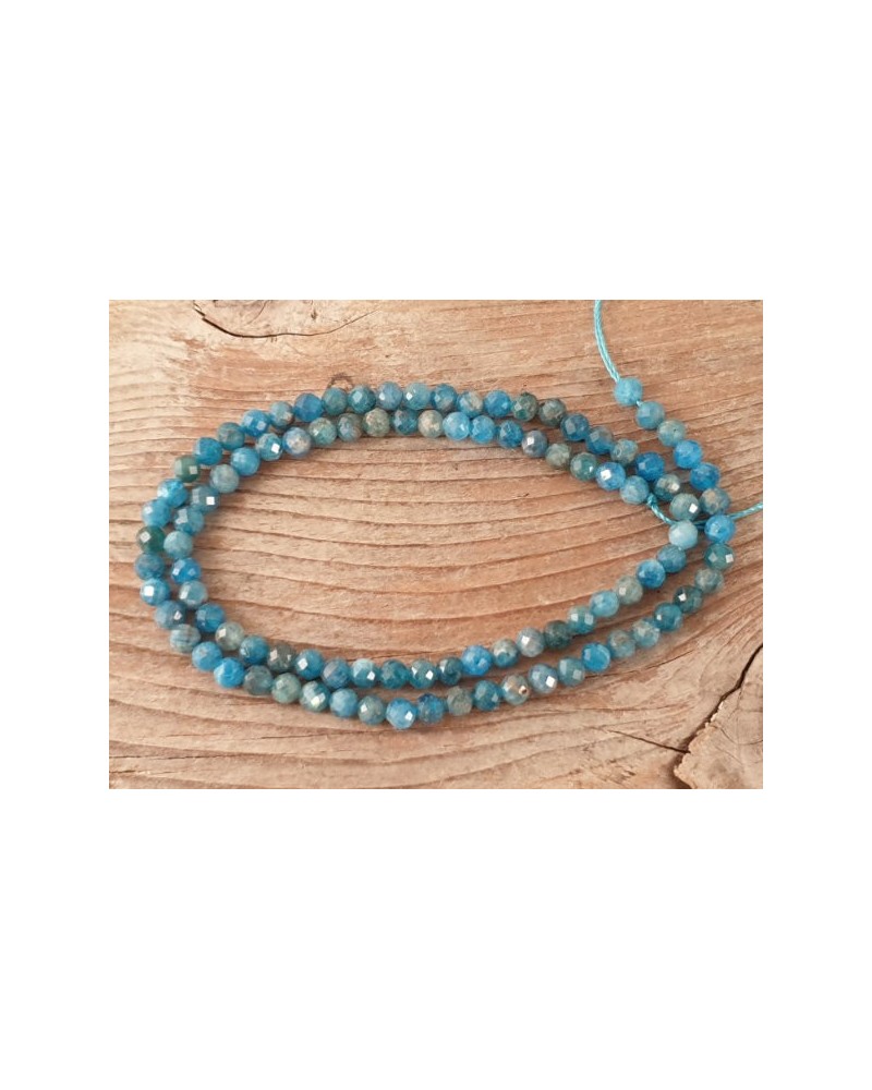 Apatitkette facettiert 4mm
