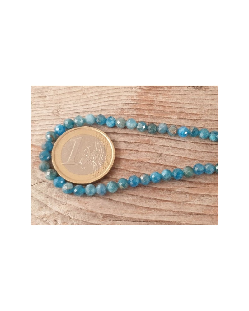 Apatitkette facettiert 4mm