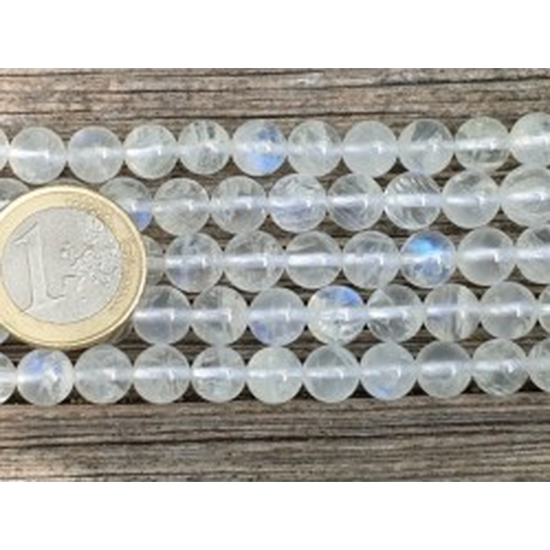 Mondsteintkette blau 8mm A 2