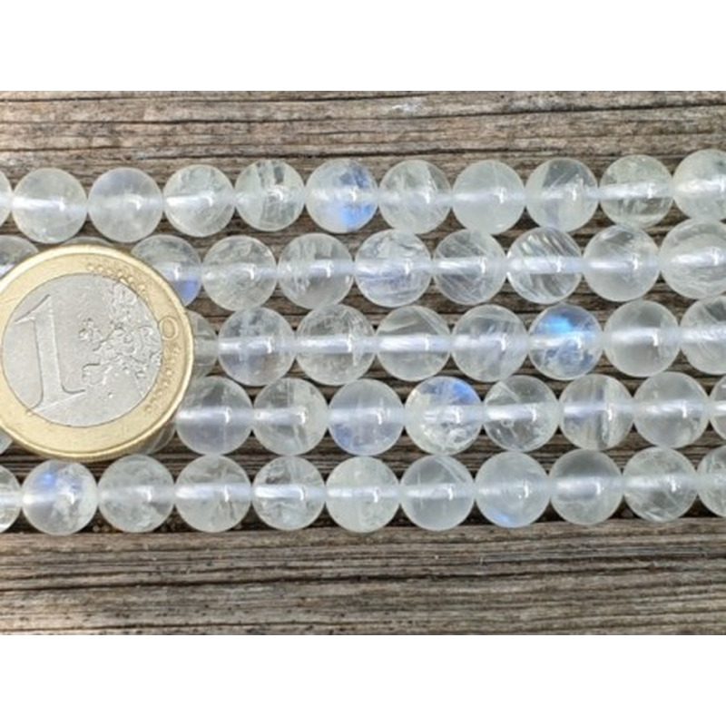 Mondsteintkette blau 8mm A