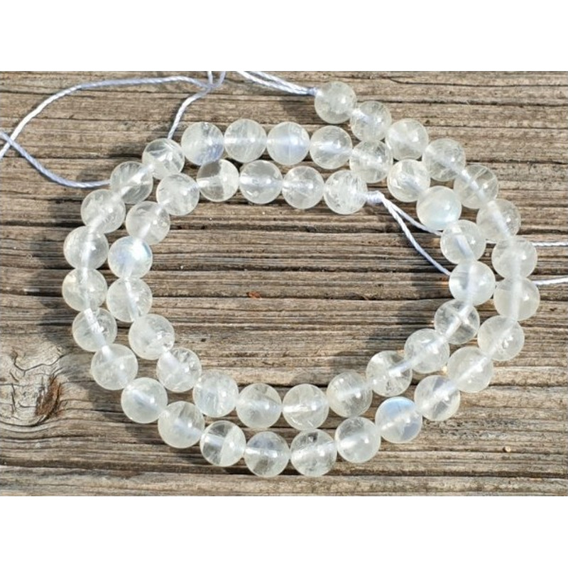 Mondsteintkette blau 8mm A