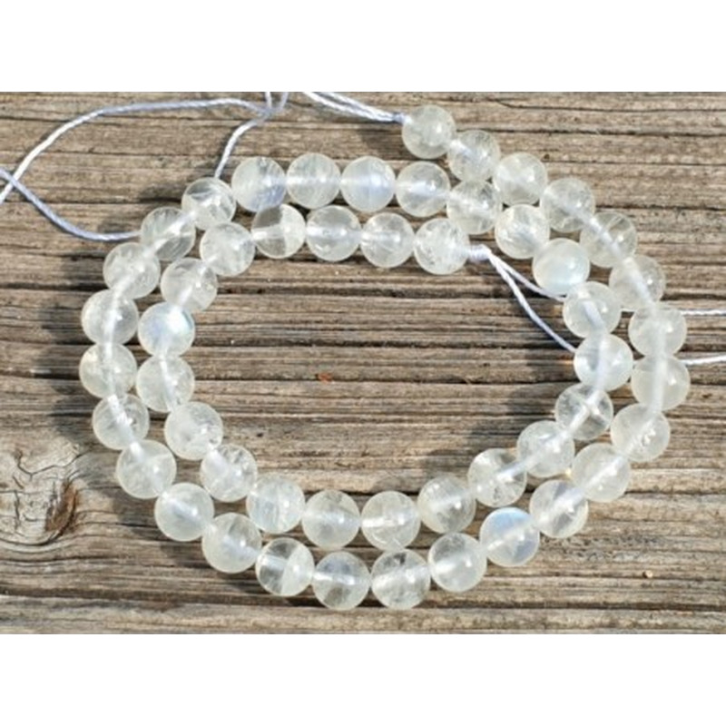 Mondsteintkette blau 8mm A