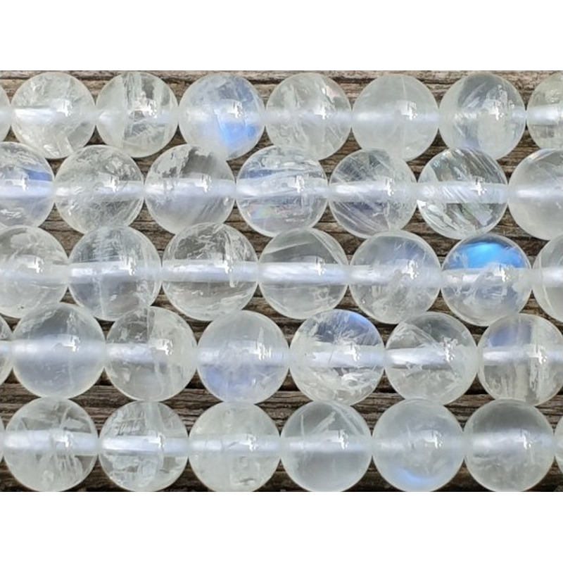 Mondsteintkette blau 8mm A