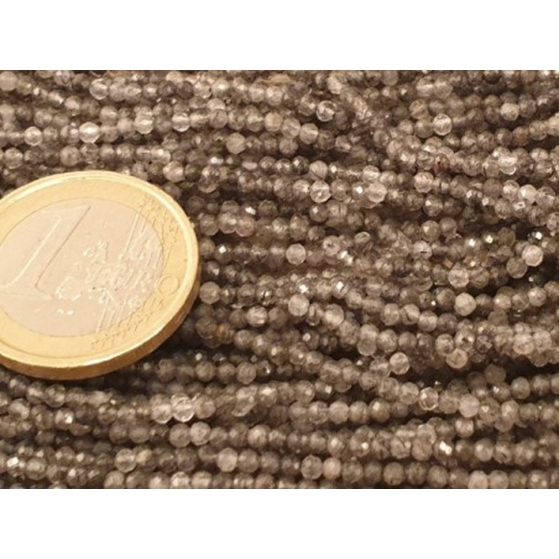 Turmalinquarzkette facettiert 2mm