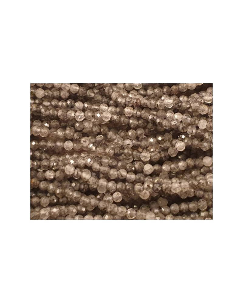 Turmalinquarzkette facettiert 2mm