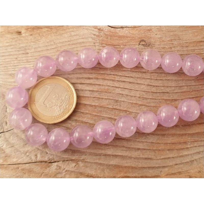 Lavendelamethystkette (Lavendelquarz) 10mm