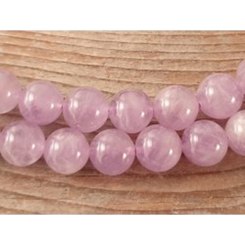 Lavendelamethystkette (Lavendelquarz) 10mm