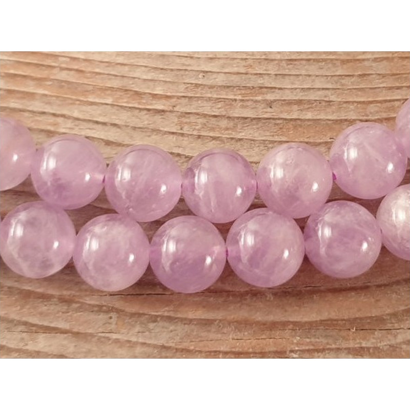 Lavendelamethystkette (Lavendelquarz) 10mm