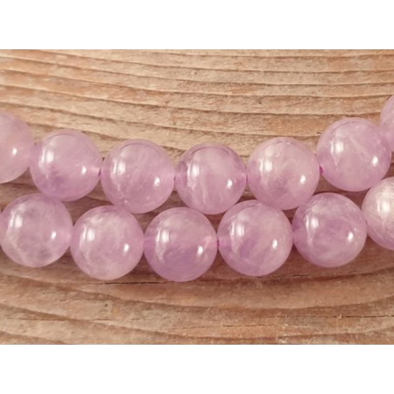 Lavendelamethystkette (Lavendelquarz) 10mm
