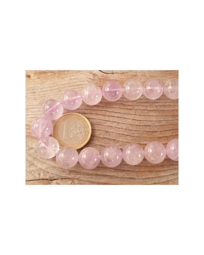 Lavendelamethystkette (Lavendelquarz) 12mm