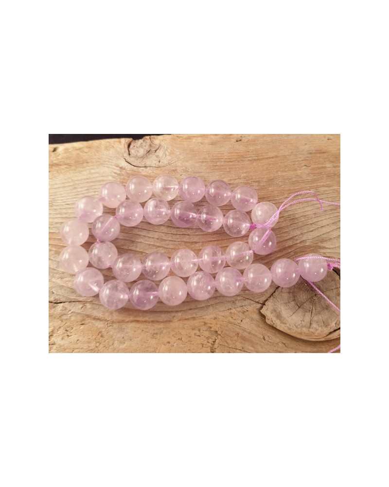 Lavendelamethystkette (Lavendelquarz) 12mm