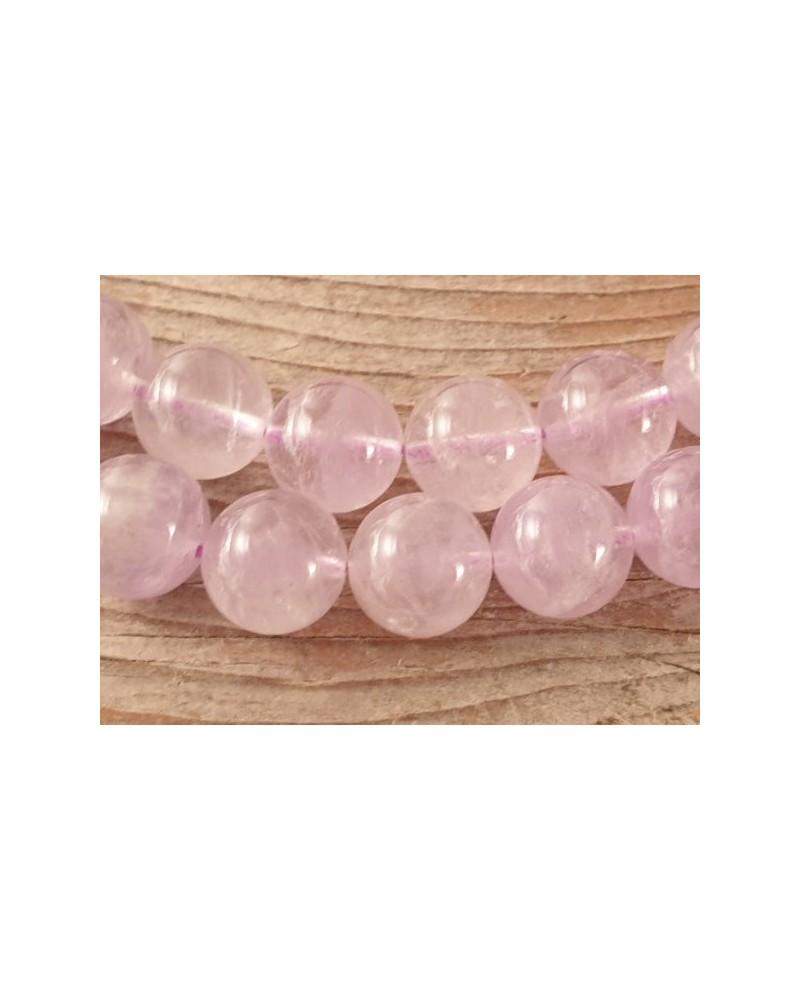 Lavendelamethystkette (Lavendelquarz) 12mm