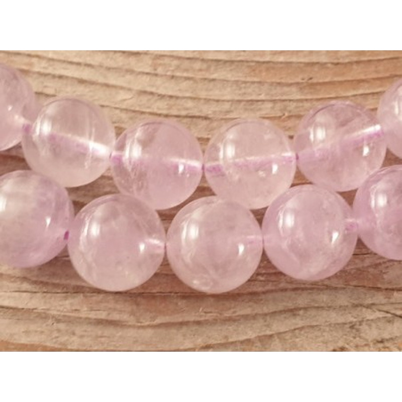 Lavendelamethystkette (Lavendelquarz) 12mm