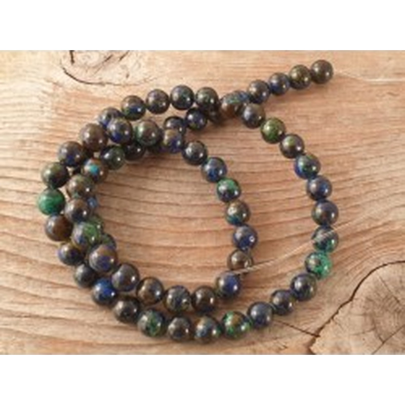 Azurit-Malachitkette 6mm NATUR 2