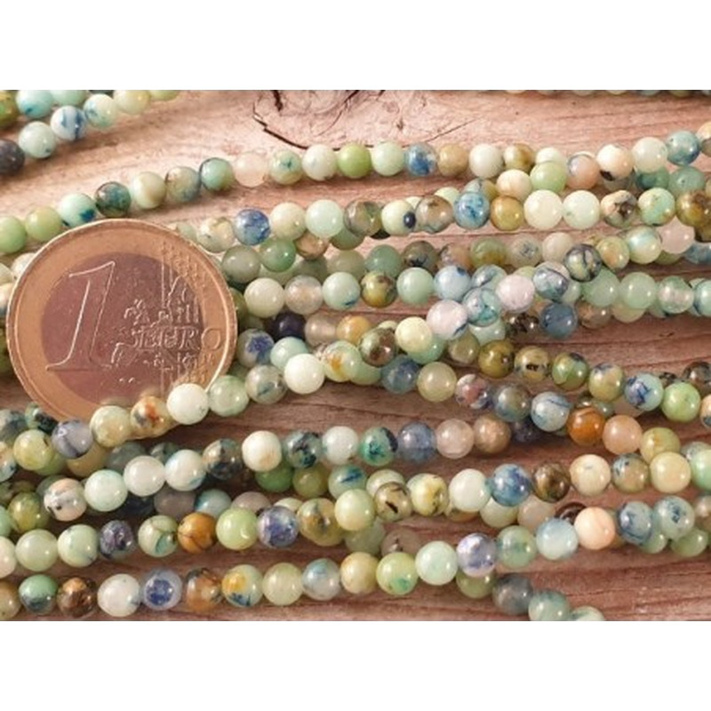 Chrysokollimitatkette 4mm