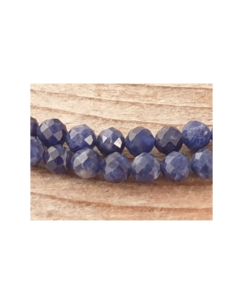 Sodalithkette facettiert 4mm A