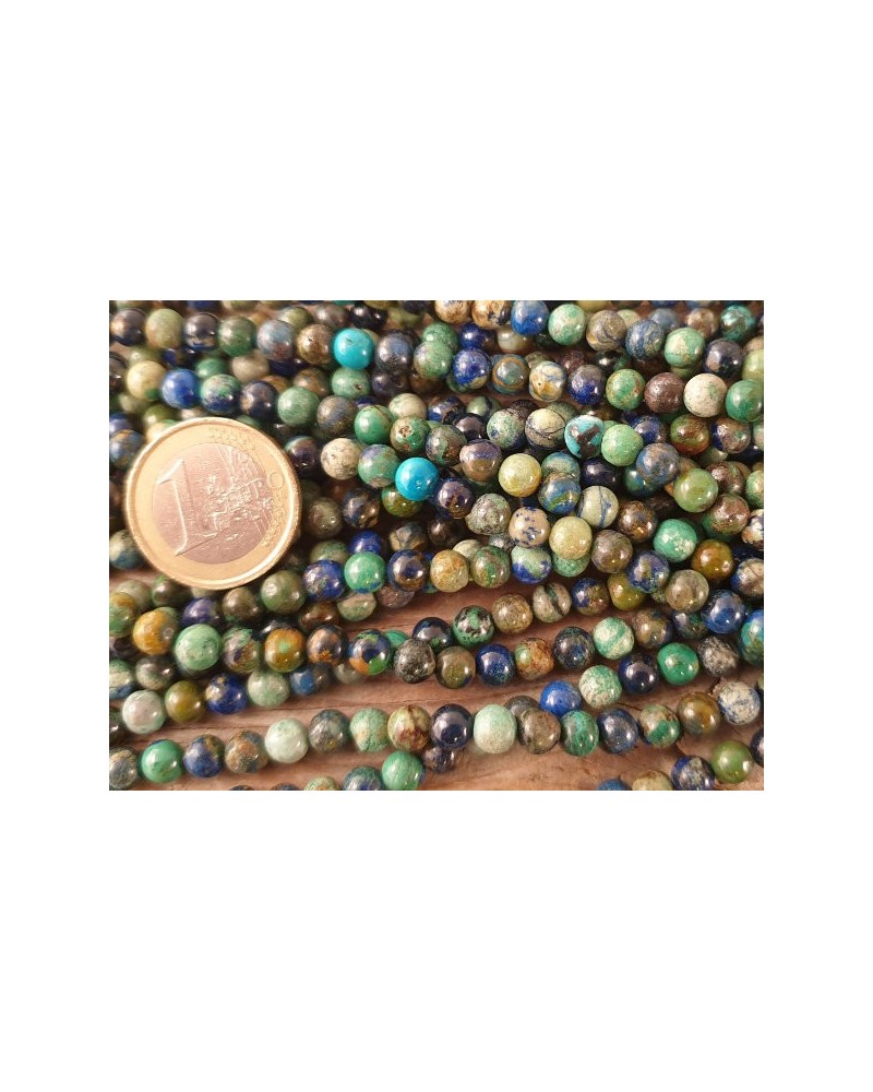 Azurit-Malachitkette 6mm NATUR A