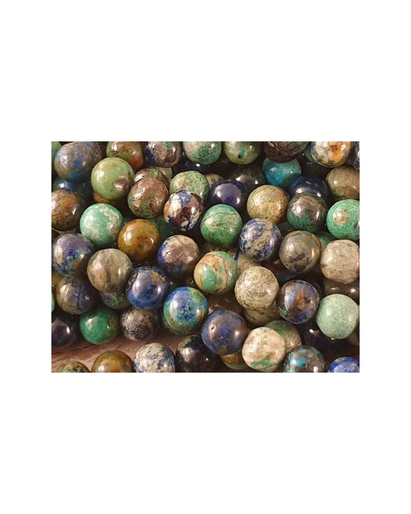 Azurit-Malachitkette 6mm NATUR A