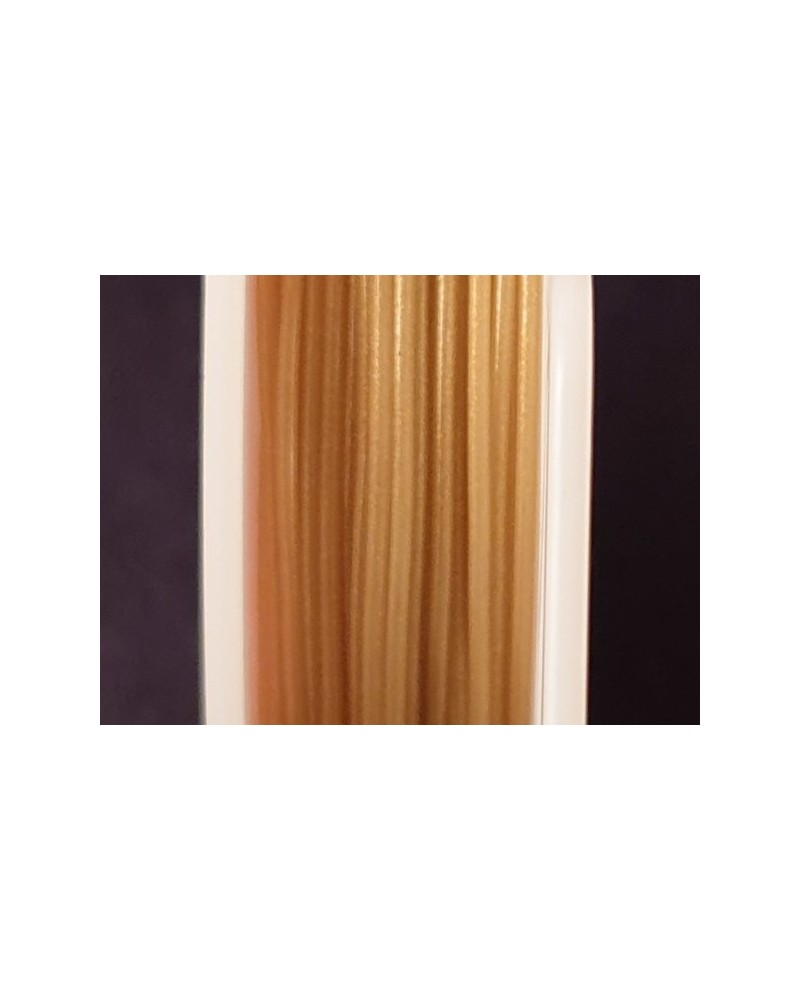 Schmuckgummi SATIN GOLD 1.0mm, 5m Beadalon