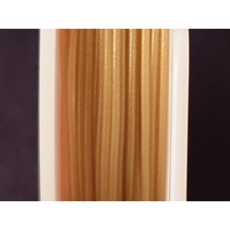 Schmuckgummi SATIN GOLD 1.0mm, 5m Beadalon