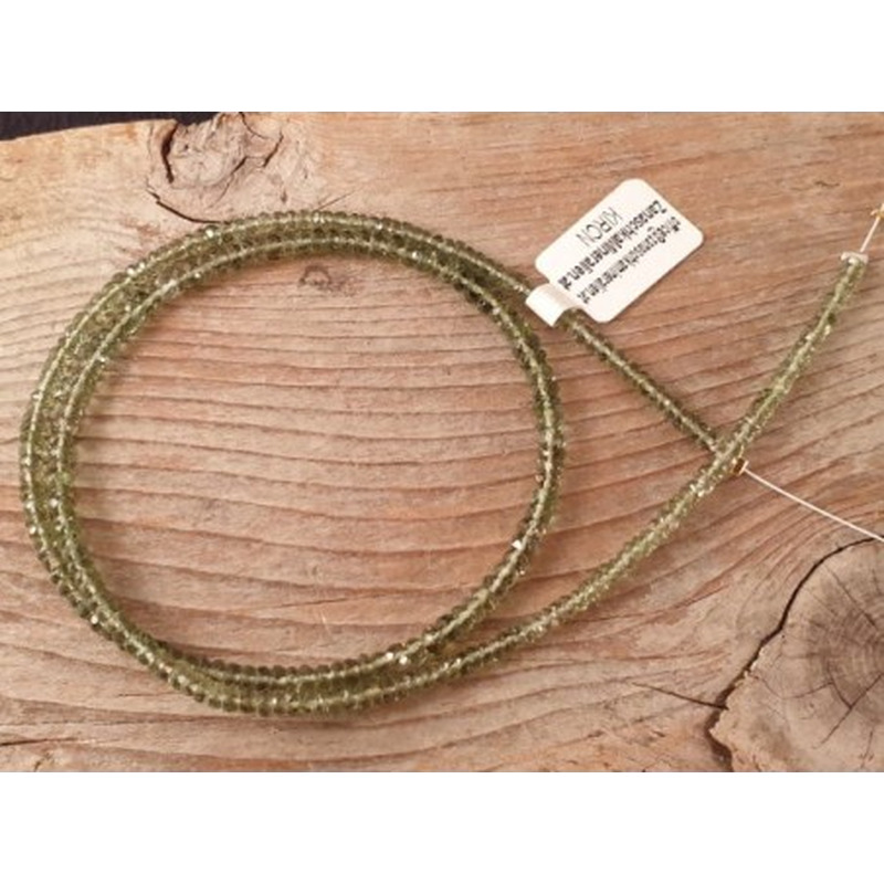 Moldavitkette (Tektit) 3-3.5mm