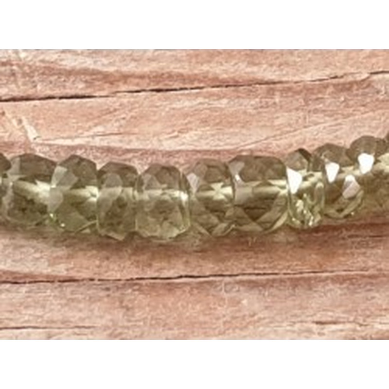 Moldavitkette (Tektit) 3-3.5mm