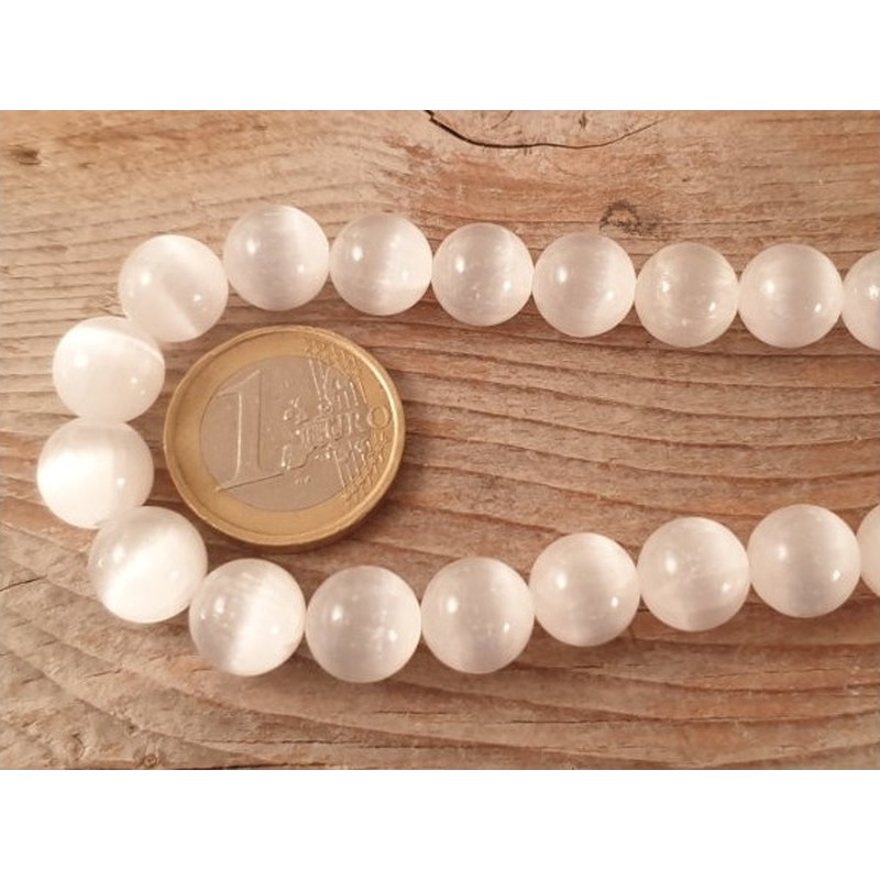Selenitkette 10mm