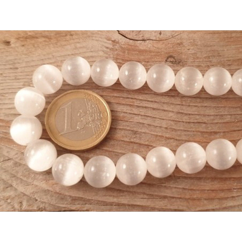 Selenitkette 10mm