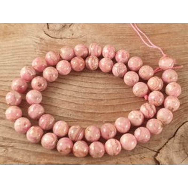 Rhodochrositkette 8mm 2
