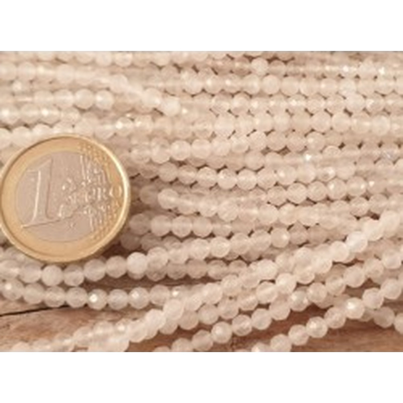 Mondsteintkette facettiert 4mm 2