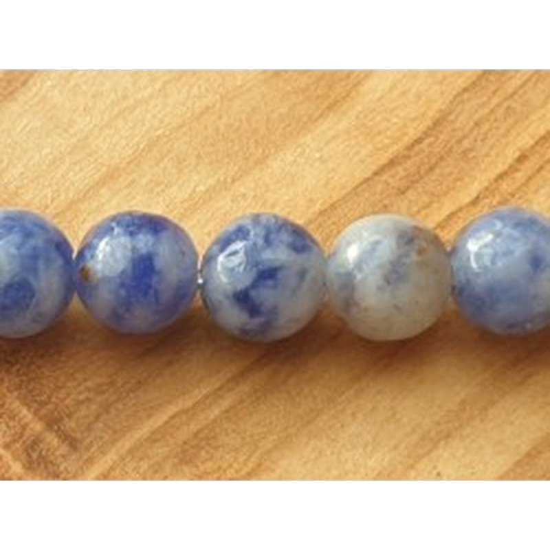 Schneesodalithkette 4mm