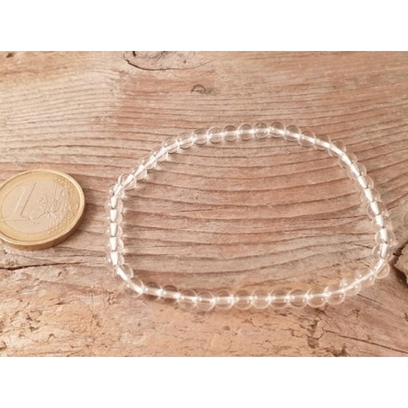 Bergkristall 4mm Armband