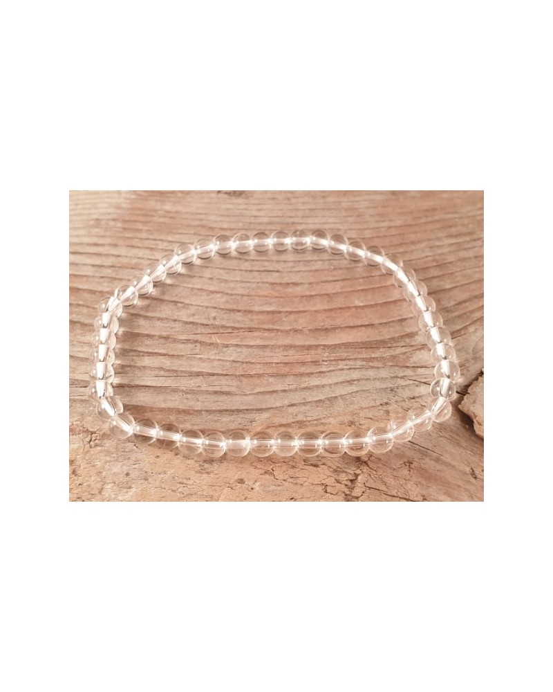 Bergkristall 4mm Armband