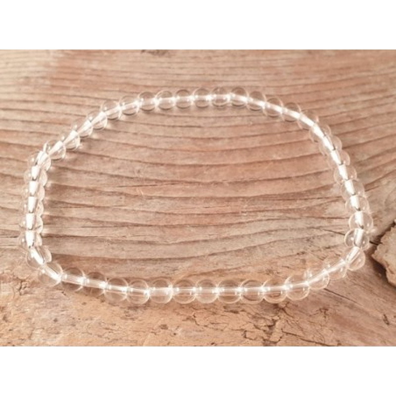 Bergkristall 4mm Armband