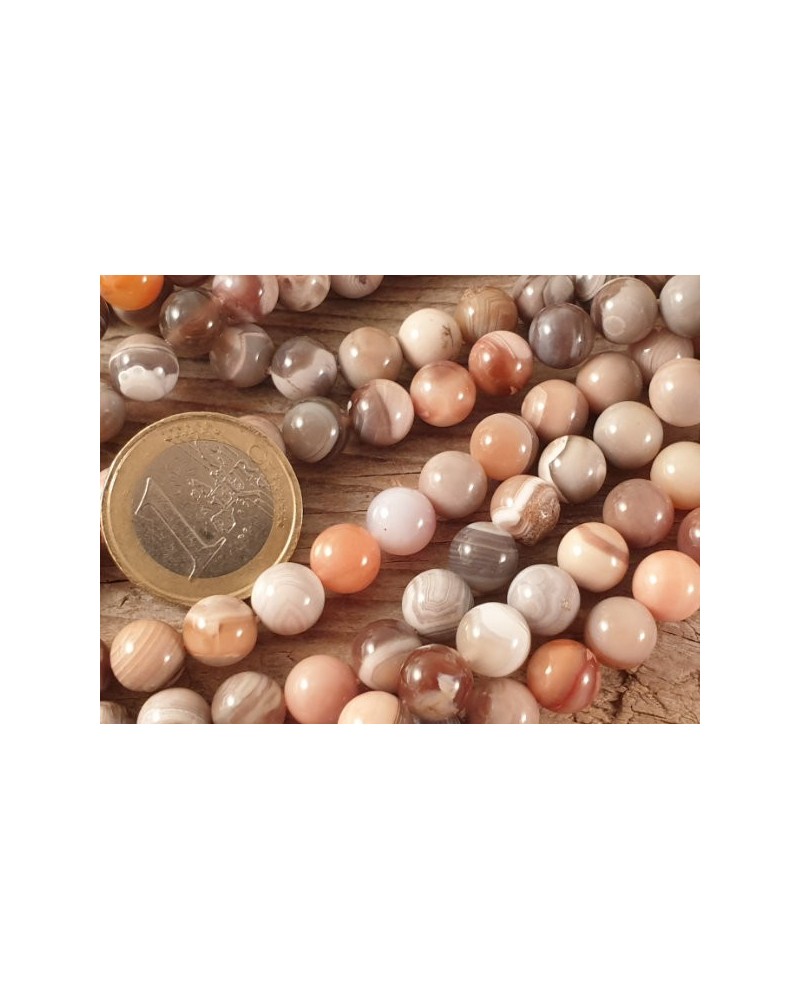 rote Botswanaachatkette 8mm