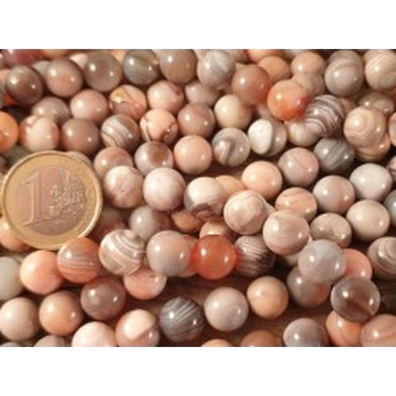 rote Botswanaachatkette 10mm 2