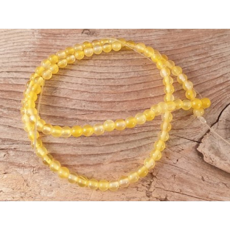 Achatkette gelb 6mm