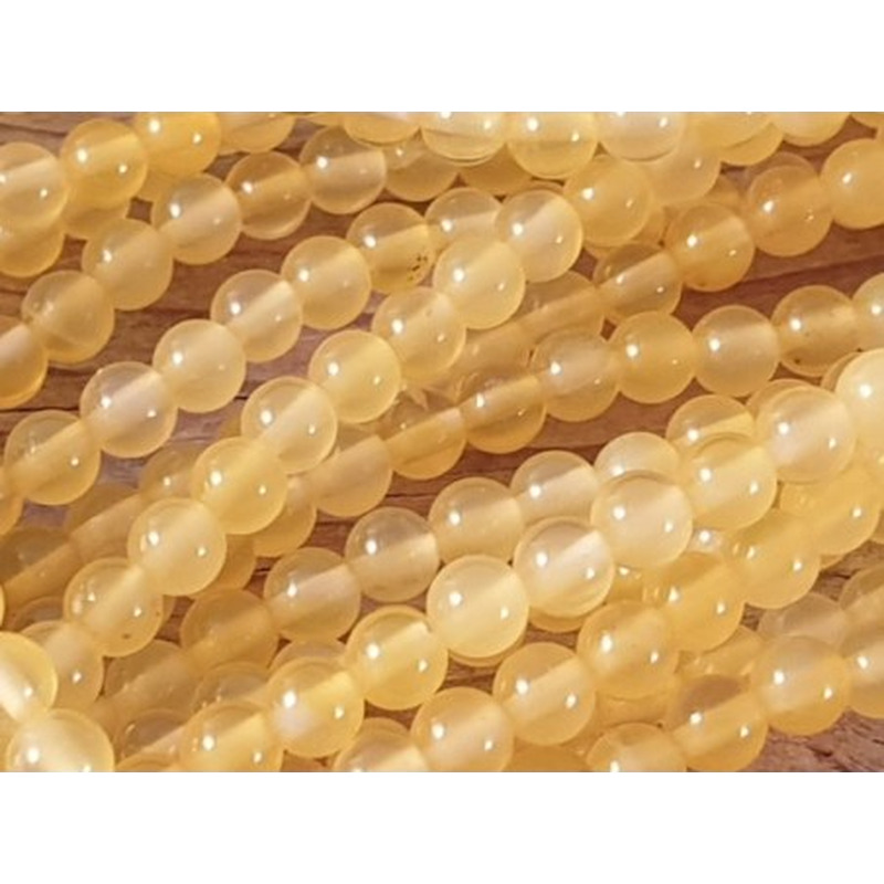 Achatkette gelb 6mm
