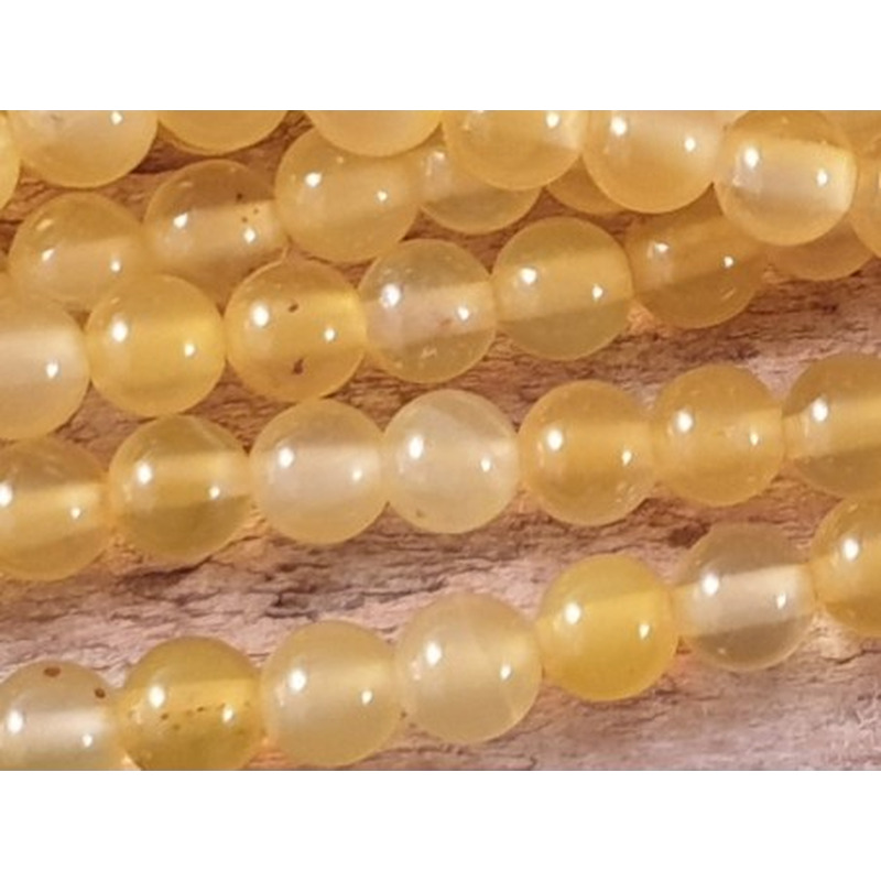 Achatkette gelb 6mm